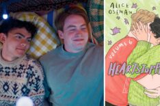 Joe Locke and Kit Connor as Charlie and Nick in 'Heartstopper Forever'