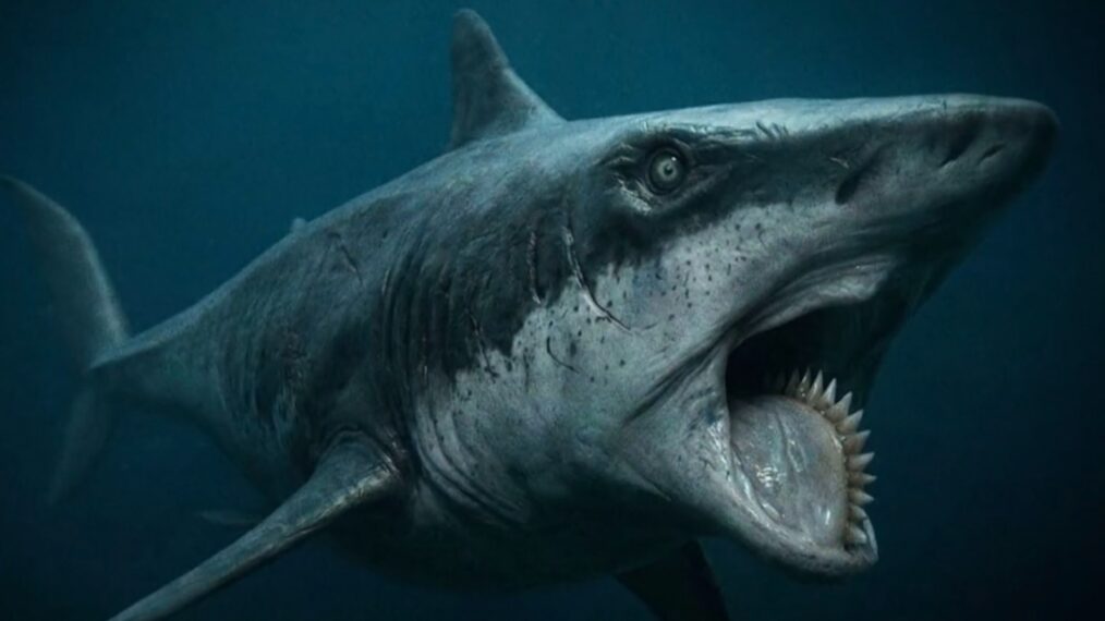 'Jurassic Sharks' trailer, Shark Week special, Discovery Channel, premieres July 28, 2026.