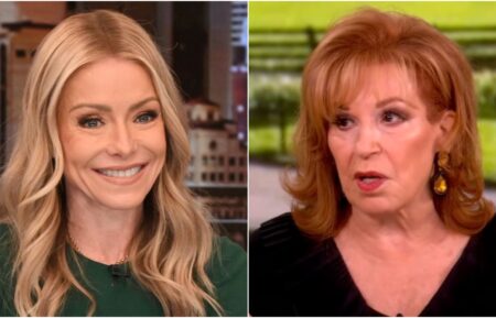 Kelly Ripa and Joy Behar
