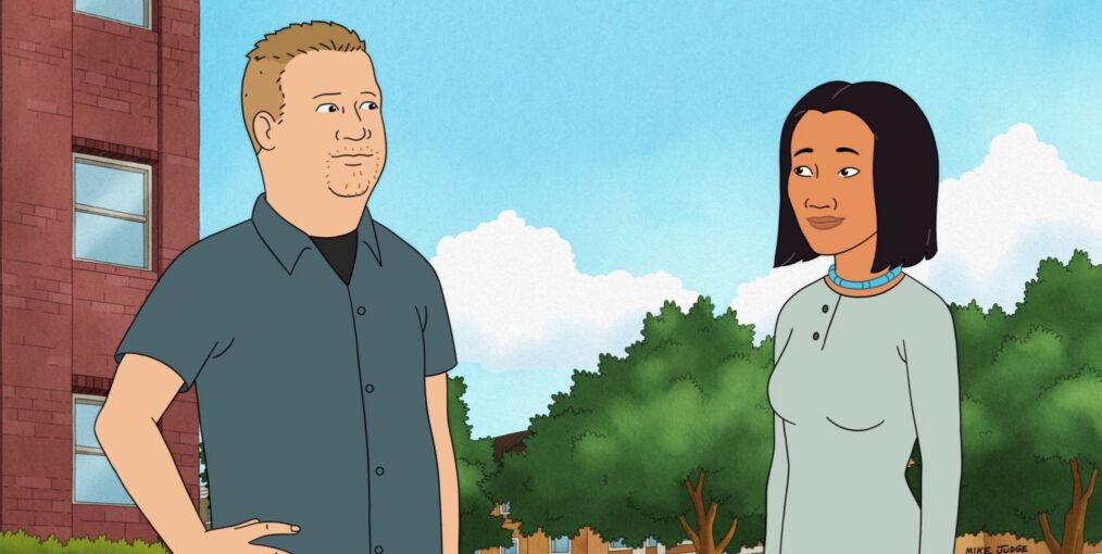 KING OF THE HILL, from left: Bobby Hill (voice: Pamela Adlon), Connie Souphanousinphone (voice: Lauren Tom), ‘Return of the King', (Season 14, ep. 1401, aired Aug. 4, 2025). photo: Disney/Mike Judge / ©Hulu/Disney / Courtesy of Everett Collection