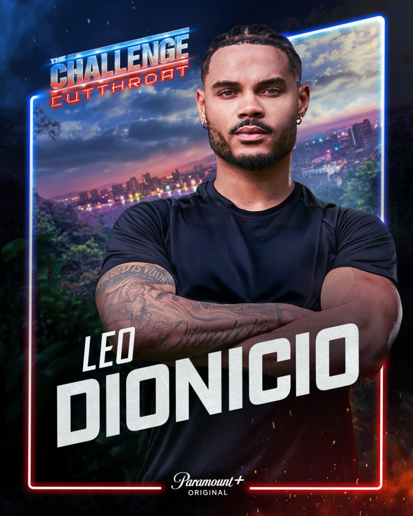 Key Art for The Challenge, Season 42, featuring Leo Dionicio, streaming on Paramount+ 2026. Photo credit: Jonne Roriz/Paramount+