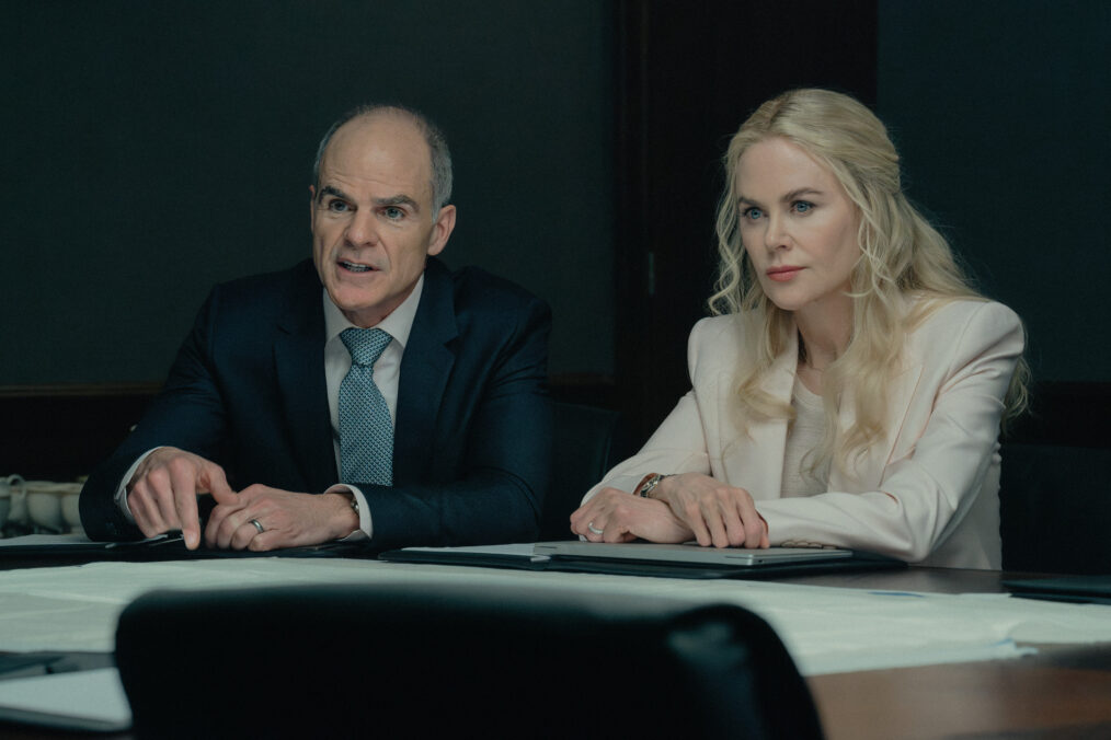 L-R: Michael Kelly as Byron Westfield and Nicole Kidman as Kaitlyn in Lioness, episode 5, season 3, streaming on Paramount+, 2026. Photo Credit: Ryan Green/Paramount+.