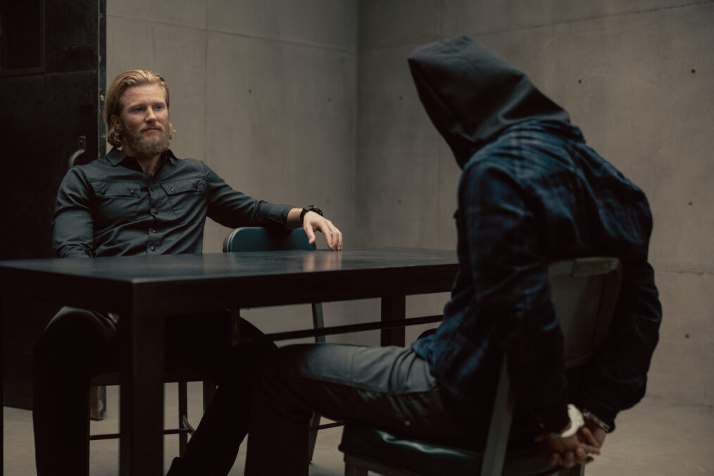 Thad Luckinbill as Kyle in Lioness, episode 5, season 3, streaming on Paramount+, 2026. Photo Credit: Emerson Miller/Paramount+.