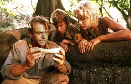 JURASSIC PARK, Sam Neill, Joseph Mazzello, Ariana Richards