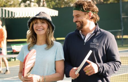 Mary Steenburgen and Jake Johnson in 'The Dink,' Apple TV movie, premieres July 24, 2026.
