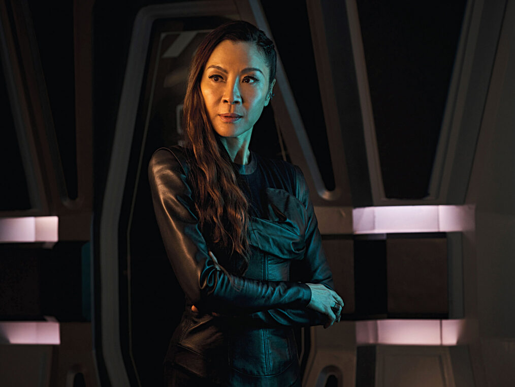 Michelle Yeoh as Georgiou of the CBS All Access series STAR TREK: DISCOVER