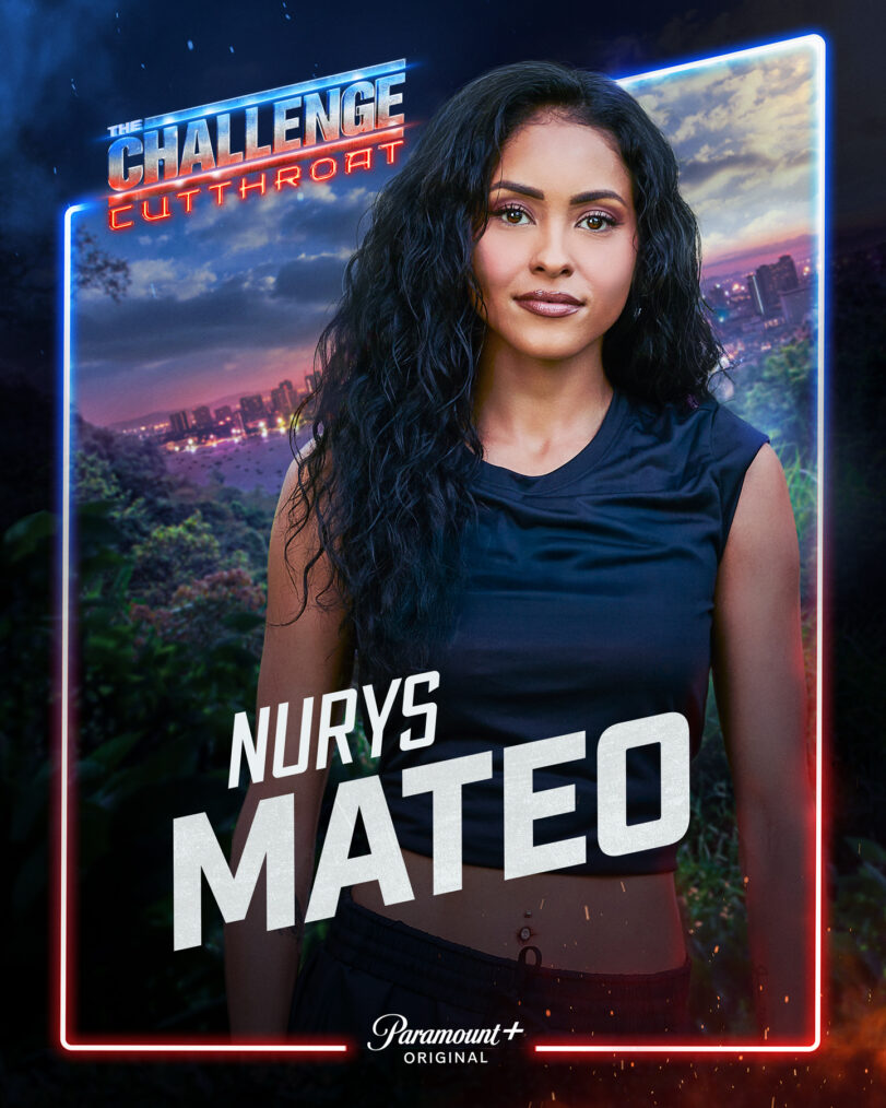 Key Art for The Challenge, Season 42, featuring Nurys Mateo, streaming on Paramount+ 2026. Photo credit: Jonne Roriz/Paramount+