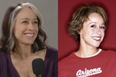 Paige Davis on the July 11, 2026, episode of the 'Revealed: Trading Stories with Paige and Butz' podcast; Paige Davis on 'Trading Spaces,' 2001.