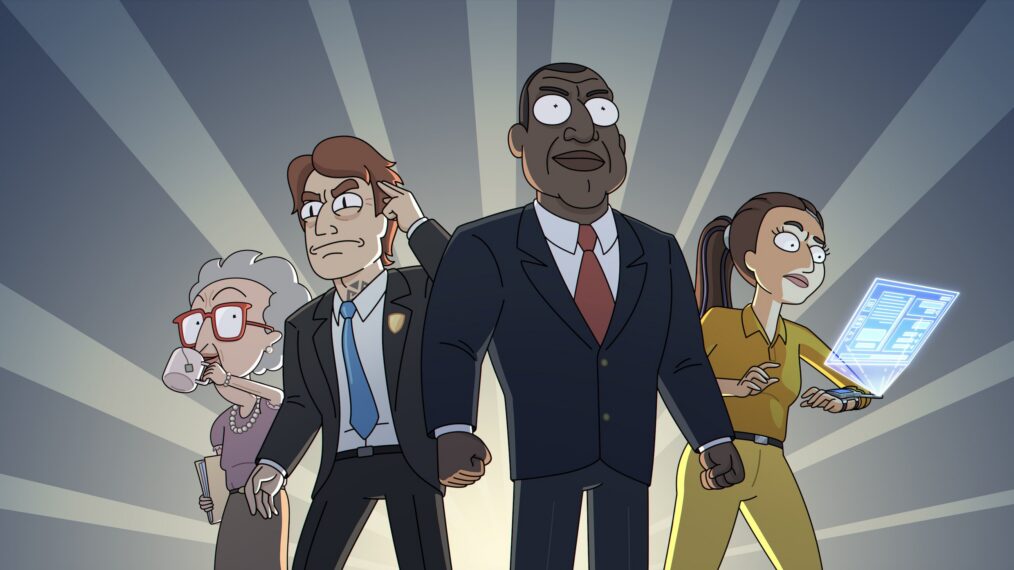 The four leads of 'President Curtis'.