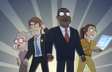 The four leads of 'President Curtis'.