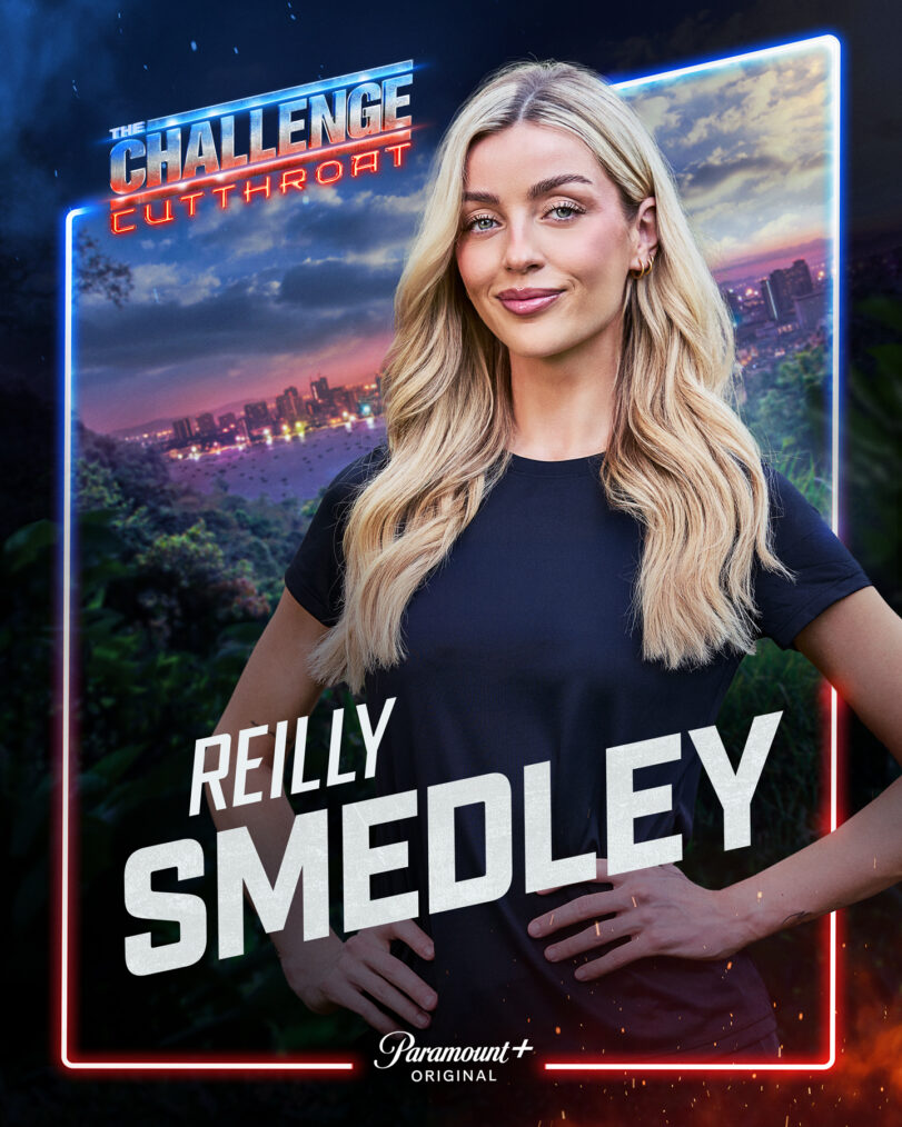 Key Art for The Challenge, Season 42, featuring Reilly Smedley, streaming on Paramount+ 2026. Photo credit: Jonne Roriz/Paramount+