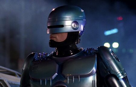ROBOCOP, Peter Weller, 1987. © Orion Pictures /Courtesy Everett Collection