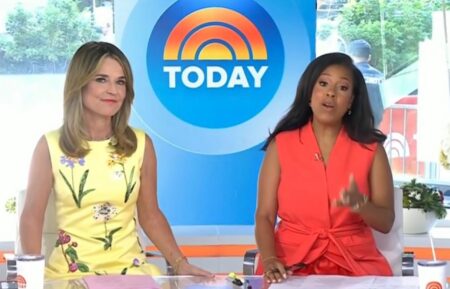 Savannah Guthrie and Sheinelle Jones on the July 20, 2026, episode of NBC's 'Today.'