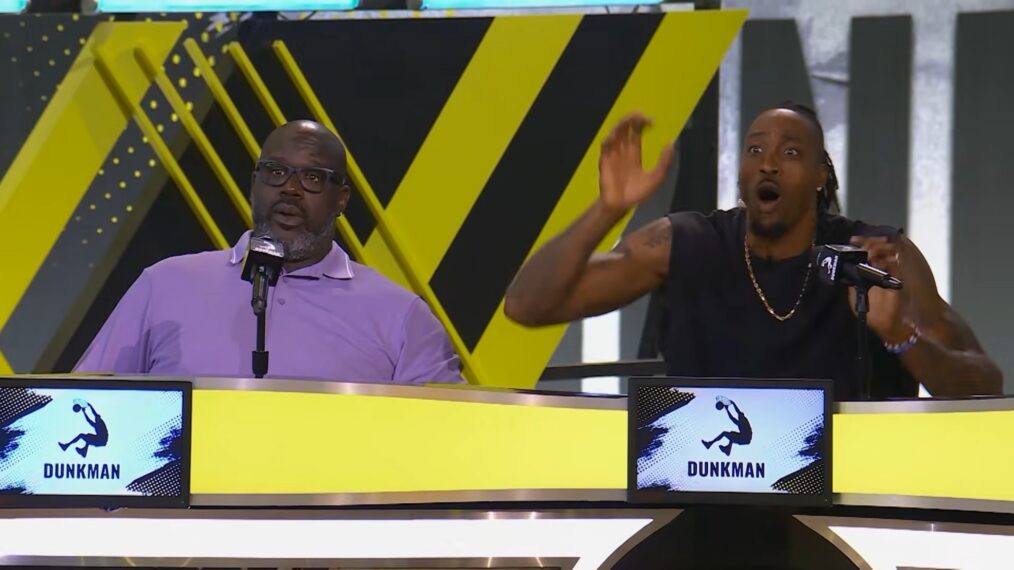 Shaquille O'Neal and Dwight Howard, 'Dunkman' trailer, TNT, premieres July 21, 2026.
