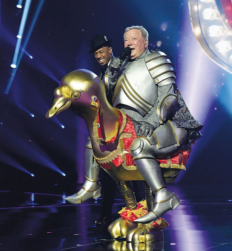 THE MASKED SINGER. William Shatner in the season 8 premiere of THE MASKED SINGER airing Wednesday, Oct. 21 (8:00-9:00 PM ET/PT) on FOX.