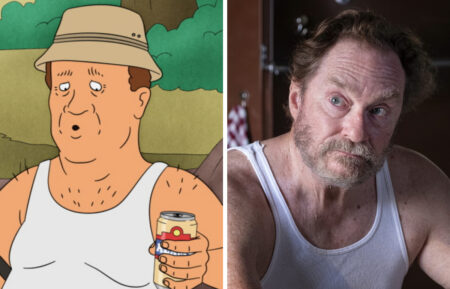 BARRY, Stephen Root, 'forgiving jeff', (Season 3, ep. 301, aired April 24, 2022). photo: Merrick Morton / ©HBO / Courtesy Everett Collection; “Reality Bites” – The Alley Guys find an old canon. Bobby participates in a reality competition show. (Disney/Mike Judge) KING OF THE HILL
