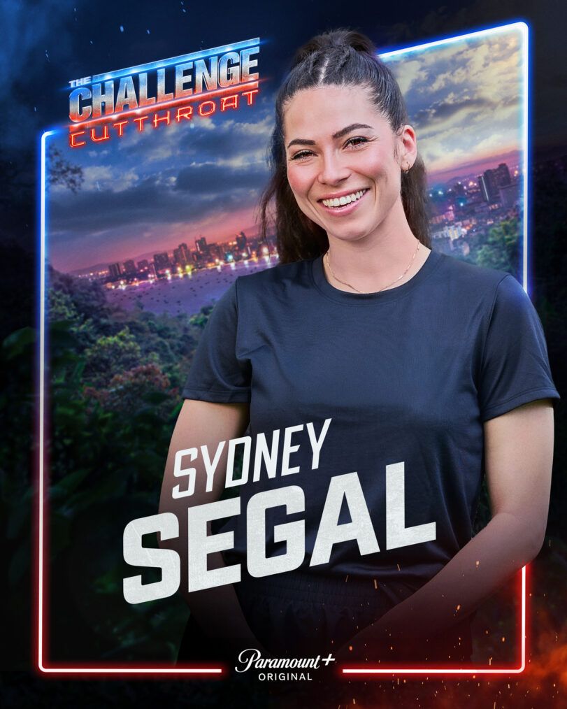 Key Art for The Challenge, Season 42, featuring Sydney Segal, streaming on Paramount+ 2026. Photo credit: Jonne Roriz/Paramount+