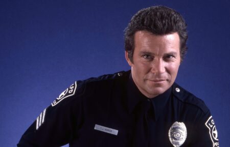 T.J. HOOKER, William Shatner, (1982), 1982-1987. ph: Gene Trindl/TV Guide/Courtesy Everett Collection