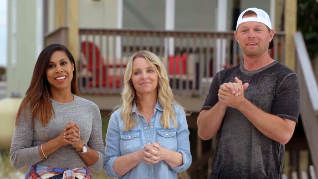 Taniya Nayak, Kerry Kersh, and David Kersh, 'Battle on the Beach' Season 1, Episode 6, HGTV, 2021.