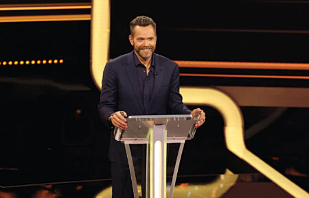 THE 1% CLUB: Host Joel McHale in THE 1%CLUB episode "Balling Out - 00k” airing Monday, June 1 (8:00-9:02 PM ET/PT) on FOX.