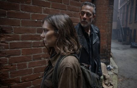 The Walking Dead Dead City Season 3 Episode 1 Lauren Cohan and Jeffrey Dean Morgan
