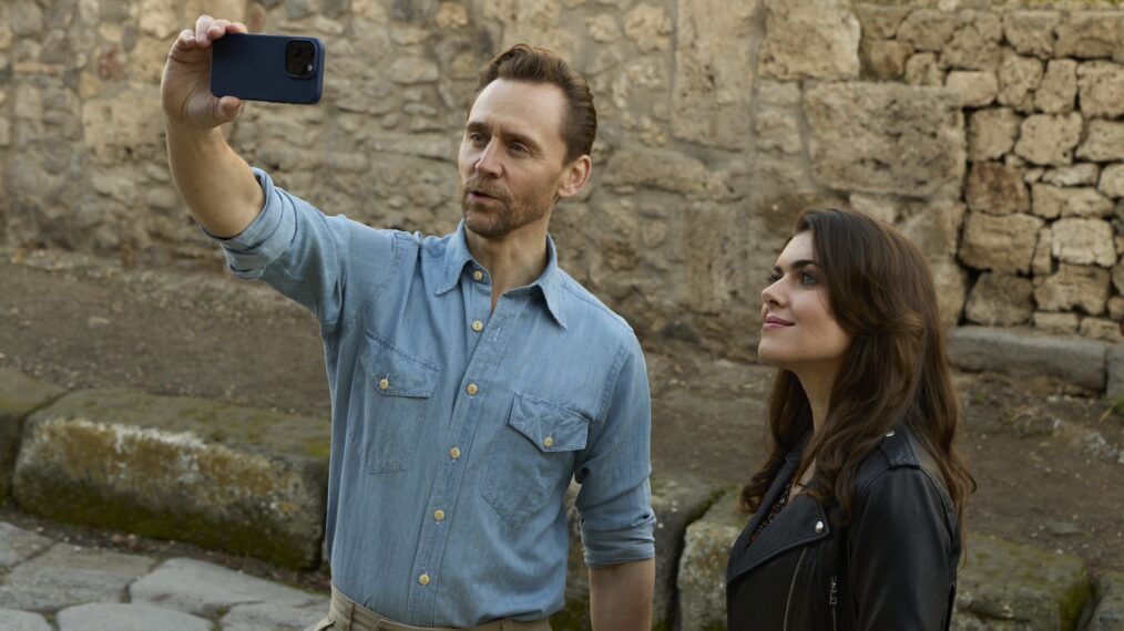 Tom Hiddleston and Professor Caitie Barrett, 'Pompeii: Out of Time with Tom Hiddleston,' Season 1, Episode 1, National Geographic, premieres July 22, 2026.