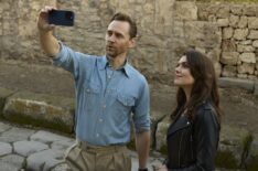 Tom Hiddleston and Professor Caitie Barrett, 'Pompeii: Out of Time with Tom Hiddleston,' Season 1, Episode 1, National Geographic, premieres July 22, 2026.