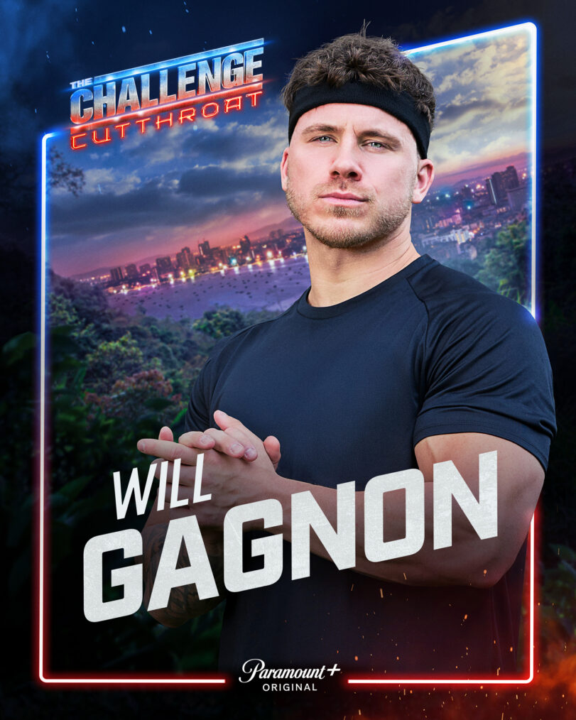 Key Art for The Challenge, Season 42, featuring Will Gagnon, streaming on Paramount+ 2026. Photo credit: Jonne Roriz/Paramount+