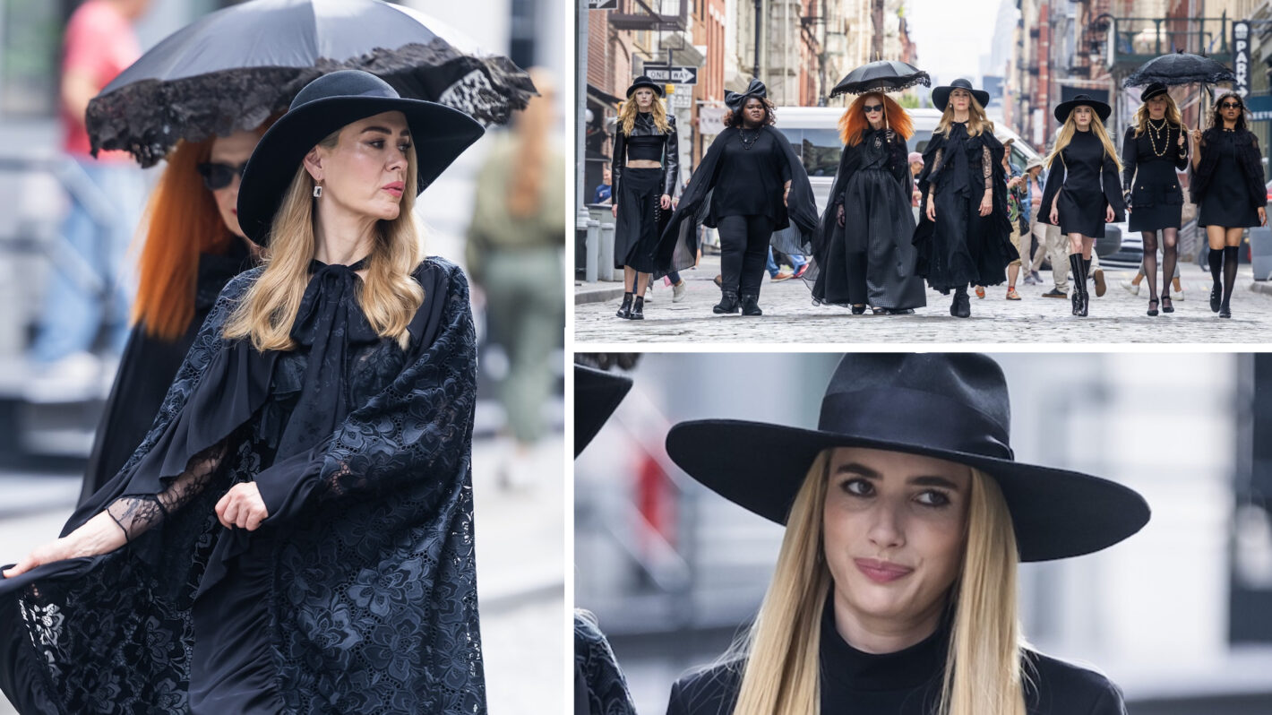 'American Horror Story' Season 13 Set Photos: First Look at Sarah Paulson, Emma Roberts & More