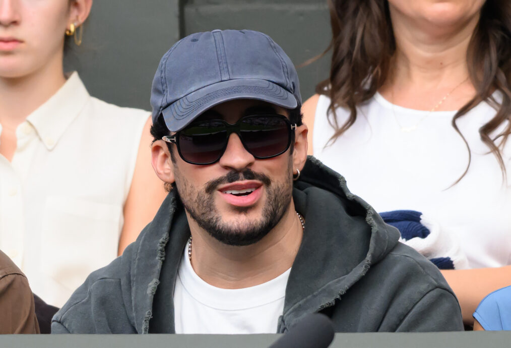 Bad Bunny attend day one of the 2026 Wimbledon Tennis Championships at All England Lawn Tennis and Croquet Club on June 29, 2026 in London, England