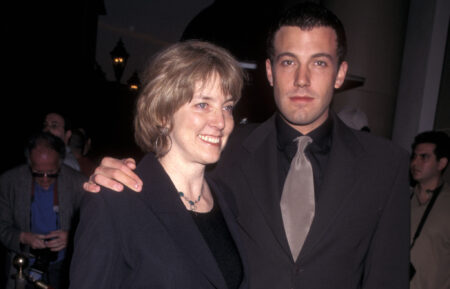 Actor Ben Affleck and mother Chris Boldt attend the 70th Annual Academy Awards Pre-Party Hosted by Miramax Films on March 22, 1998