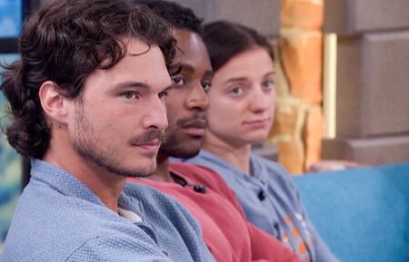 BIG BROTHER on the CBS Television Network and streaming on Paramount+ (live and on-demand for Paramount+ with SHOWTIME subscribers, or on-demand for Paramount+ Essential subscribers the day after the episode airs)* Pictured: Rome Seymour, Chuk Anyanwu and Mallory Aurichio.