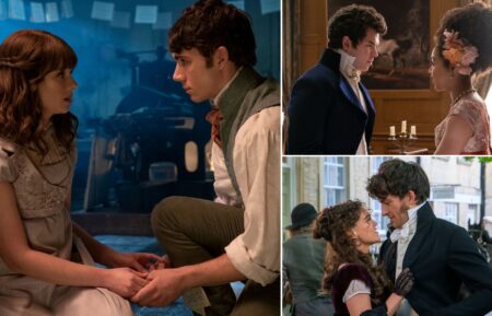 Eloise and Theo; Colin and Marina; Anthony and Sienna in 'Bridgerton'