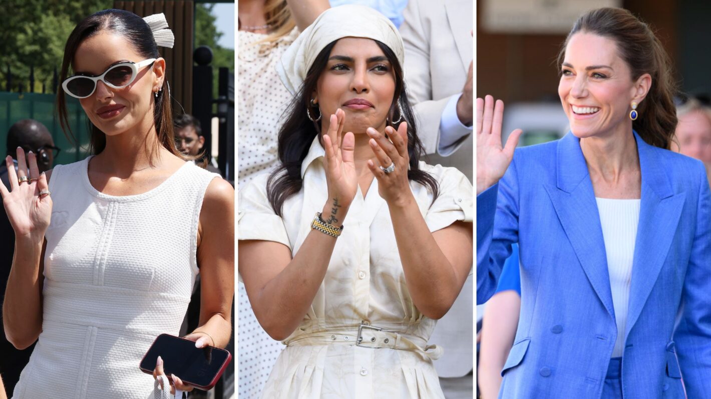 Maura Higgins, Priyanka Chopra, and Kate Middleton at Wimbledon 2026