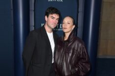 Sinisa Mackovic and Chloe Sevigny arrives at the Los Angeles Premiere Of Netflix's 'Monsters: The Lyle And Erik Menendez Story' at The Egyptian Theatre Hollywood on September 16, 2024 in Los Angeles, California.