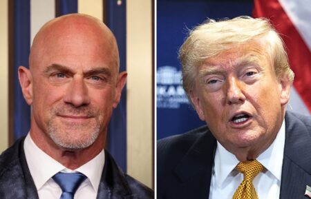 Christopher Meloni and Donald Trump