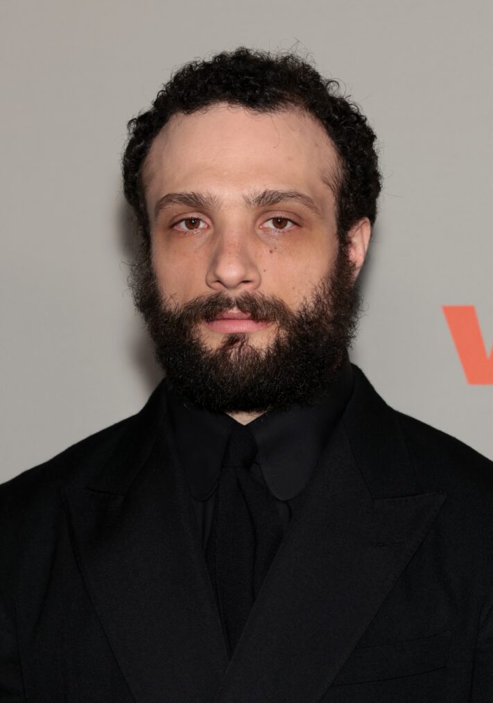 Cosmo Jarvis attends the Los Angeles premiere of A24's "Warfare" at DGA Theater Complex on March 27, 2025 in Los Angeles, California.
