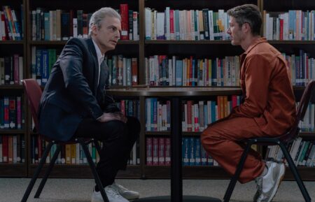 Justin Kirk as James Crowley and Zach Gilford as Elias Voit — 'Criminal Minds: Evolution' Season 19 Episode 7