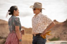 Deanna Allison and Zahn McClarnon in 'Dark Winds' Season 4