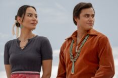 Jessica Matten and Kiowa Gordon in 'Dark Winds' Season 4