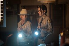Zahn McClarnon and Jessica Matten in 'Dark Winds' Season 4