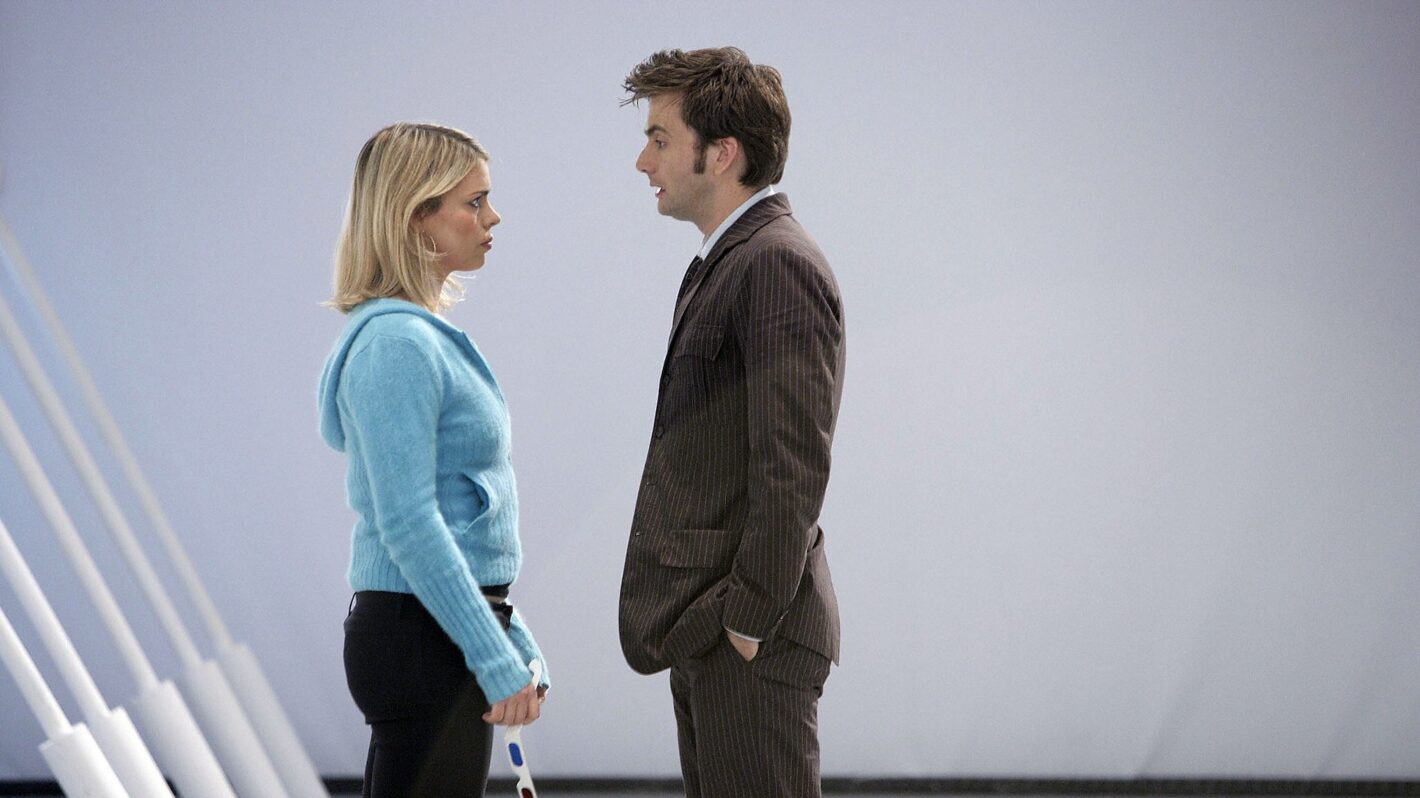 Billie Piper as Rose and David Tennant as The Doctor — 'Doctor Who' Season 2 Finale 'Doomsday'