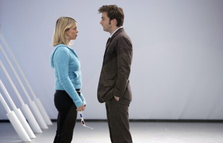 Billie Piper as Rose and David Tennant as The Doctor — 'Doctor Who' Season 2 Finale "Doomsday"