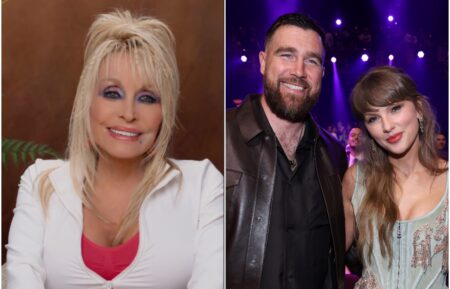 Dolly Parton; Taylor Swift and Travis Kelce