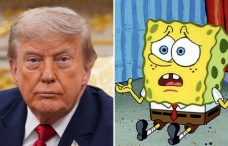 Donald Trump and SpongeBob
