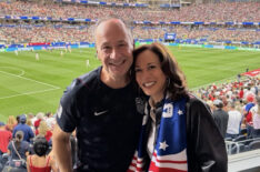 Doug Emhoff and Kamala Harris at the 2026 World Cup