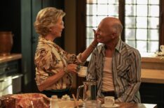 Annette Bening as Beulah Jackson and Ed Harris as Everett McKinney in 'Dutton Ranch' Season 1 Episode 6