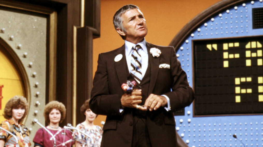 Richard Dawson hosting 'Family Feud'
