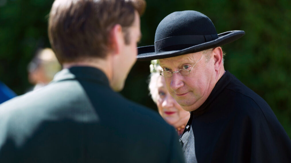 Mark Williams as Father Brown in 'Father Brown'