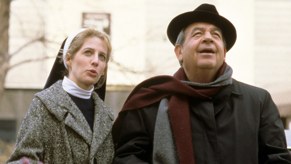 Tom Bosley as Father Dowling and Tracy Nelson as Sister Stephanie in 'Father Dowling's Mysteries'